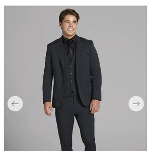 Calvin Klein Charcoal Men's Suit